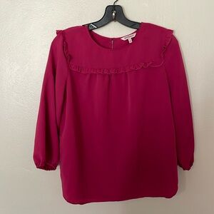 NWT Juicy Couture Peasant Sleeve Blouse. Small
